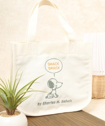 SNOOPY スヌーピー ミニトートバッグ 刺繍