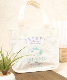 SNOOPY スヌーピー ミニトートバッグ 刺繍