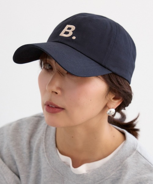 BARNYARDSTORM(バンヤードストーム)の「BARNYARDSTORM / B.ロゴ刺繍CAP(キャップ・レディース・ベージュ/ネイビー・FREE)」の20枚目の写真