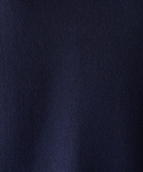 BONLECILL(ボンルシール)の「【マシンウォッシャブル/接触冷感】袖配色ニットT(Tシャツ/カットソー・レディース・アイボリー/ネイビー/ピンク/ブルー・FREE)」の5枚目の写真