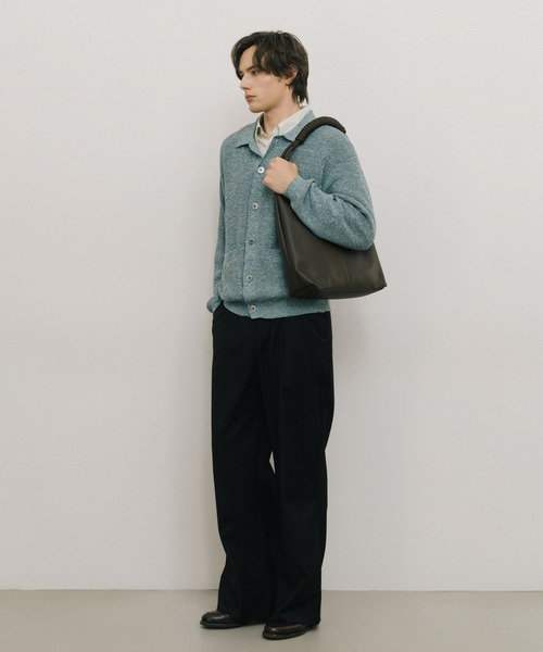 LURAKU（ルラク）の「【LURAKU】one tuck flare slacks / 1タックフレアスラックス（スラックス・メンズ・グレー/ブラック・SMALL/MEDIUM/LARGE）」の10枚目の写真