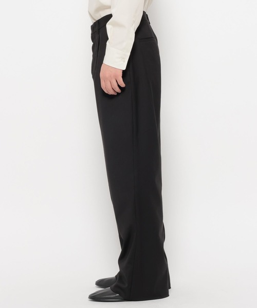 LURAKU（ルラク）の「【LURAKU】one tuck flare slacks / 1タックフレアスラックス（スラックス・メンズ・グレー/ブラック・SMALL/MEDIUM/LARGE）」の17枚目の写真
