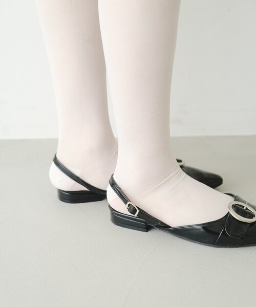 Kastane（カスタネ）の「ラインベルトパンプス（パンプス・レディース・ブラック/アイボリー/ベージュ・36/37/38）」の8枚目の写真