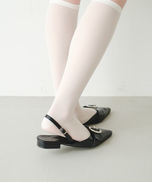 Kastane（カスタネ）の「ラインベルトパンプス（パンプス・レディース・ブラック/アイボリー/ベージュ・36/37/38）」の9枚目の写真