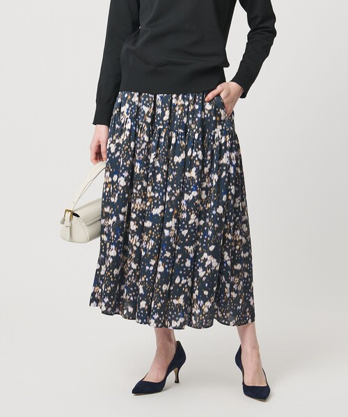 UNITED ARROWS（ユナイテッドアローズ）の「サテン フラワープリント スカート ‐ウォッシャブル‐（スカート・レディース・その他7/その他3・36/38）」の19枚目の写真