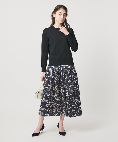 UNITED ARROWS（ユナイテッドアローズ）の「サテン フラワープリント スカート ‐ウォッシャブル‐（スカート・レディース・その他7/その他3・36/38）」の20枚目の写真