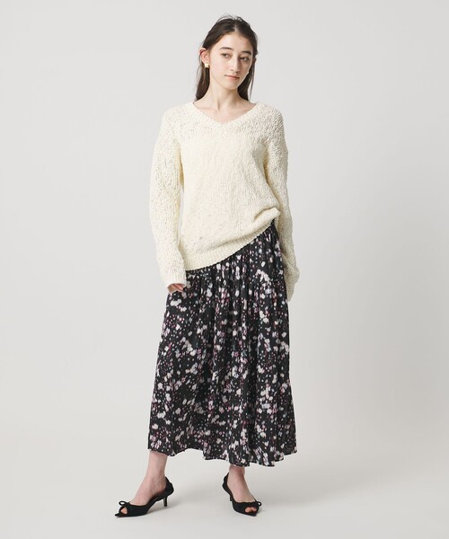 UNITED ARROWS（ユナイテッドアローズ）の「サテン フラワープリント スカート ‐ウォッシャブル‐（スカート・レディース・その他7/その他3・36/38）」の22枚目の写真