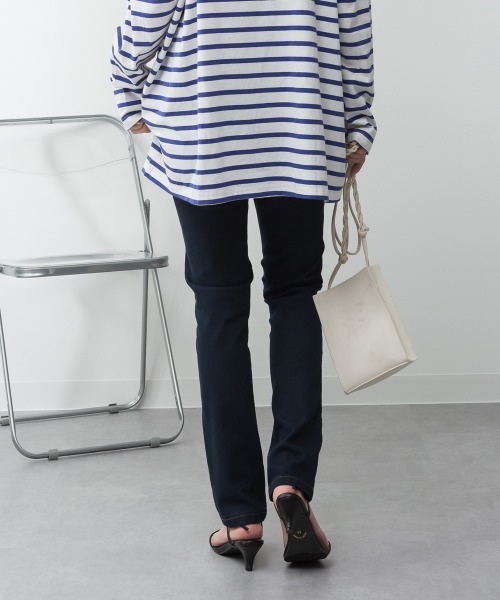 aity（アイティ）の「M-4L ストレッチ スリムデニムパンツ（デニムパンツ・レディース・ワンウォッシュ/ブルー/ネイビー・M/L/LL/3L/4L）」の21枚目の写真