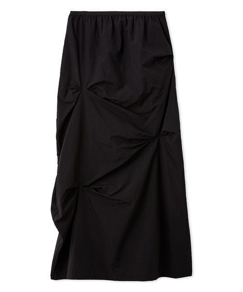 emmi（エミ）の「タックフォルムスカート/撥水（スカート・レディース・ブルー/ブラック/アイボリー・1/0）」の13枚目の写真