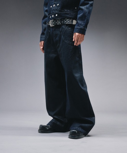 セール】14oz Wax Coated Curve Denim / 14オンスワックスコーティング