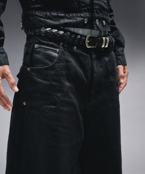 セール】14oz Wax Coated Curve Denim / 14オンスワックスコーティング