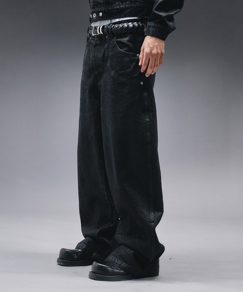 パンツ ourlegacy wax coated jean 31size 14oz Wax Coated Curve Denim / 14オンスワックスコーティングカーブ