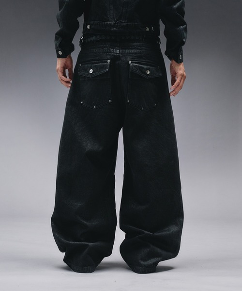 セール】14oz Wax Coated Curve Denim / 14オンスワックスコーティング