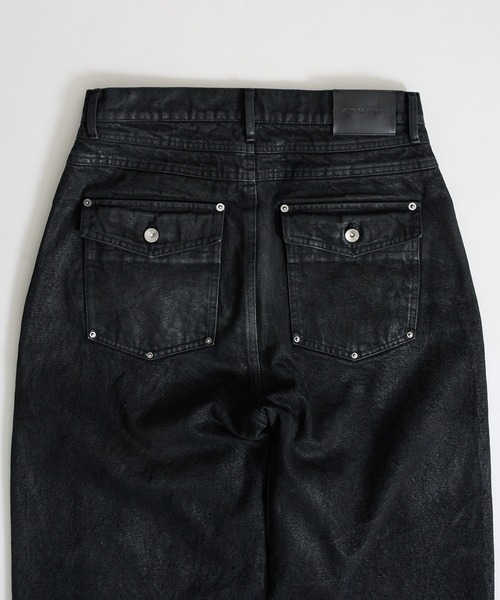 ANDER HUNK(アンダーハンク)の「14oz Wax Coated Curve Denim / 14オンスワックスコーティングカーブデニム(デニムパンツ・メンズ・インディゴブルー/ブラック・SMALL/MEDIUM/LARGE)」の21枚目の写真
