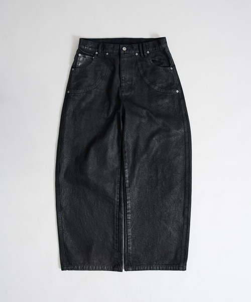 ANDER HUNK(アンダーハンク)の「14oz Wax Coated Curve Denim / 14オンスワックスコーティングカーブデニム(デニムパンツ・メンズ・インディゴブルー/ブラック・SMALL/MEDIUM/LARGE)」の22枚目の写真