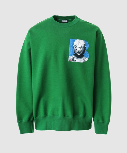 kolor BEACON（カラービーコン）の「26SBM-T13236（スウェット・メンズ・ブラック/グリーン/ボルドー・1/2/3）」の2枚目の写真