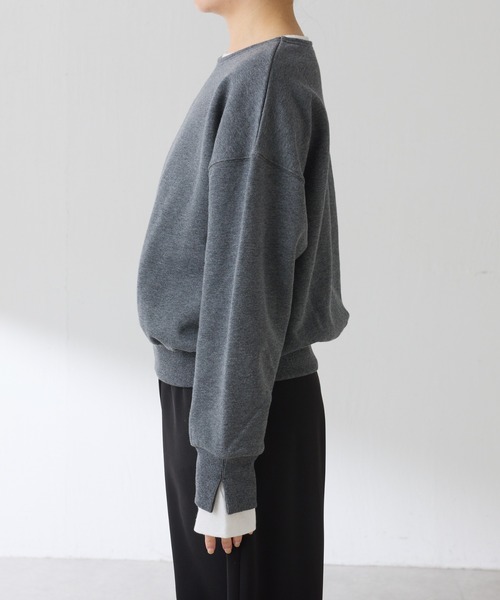 COLLAGE GALLARDAGALANTE（コラージュガリャルダガランテ）の「レイヤード風スウェット/WEB限定（スウェット・レディース・ネイビー/チャコールグレー/ブルー系その他/グレー・FREE）」の10枚目の写真