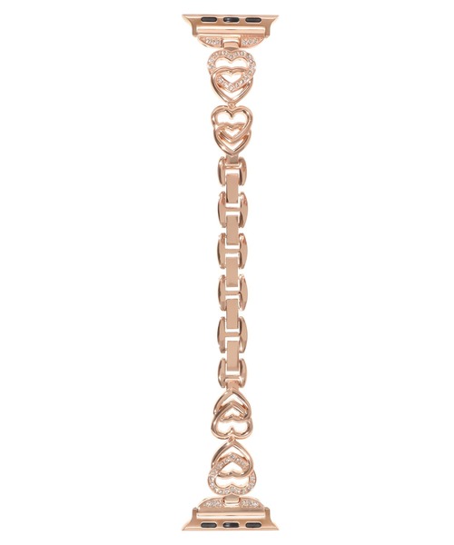 Urban Coral(アーバンコーラル)の「Apple Watch Band / アップルウォッチ ハートジルコニアバンド / Urban Coral(デジタル腕時計・レディース・シルバー/ピンク/ピンクゴールド/ゴールド系その他・40mm)」の5枚目の写真