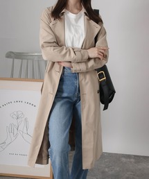 ARCHIVER（アーカイバ）の「●Social GIRL●ヴィンテージライク トレンチコート ロングコート（トレンチコート）」