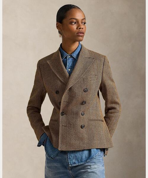 Polo Ralph Lauren ヘリンボーン柄 スリムフィットジャケット Polo Ralph Lauren ヘリンボーン ジャケット 通販 - FARFETCH