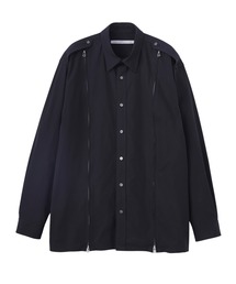 JOHN LAWRENCE SULLIVAN | BROADCLOTH ZIPPED SHIRT(シャツ/ブラウス)