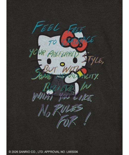 HELLO KITTY×Ameri DAMAGE LONG TEE HELLO KITTY×Ameri DAMAGE LONG TEE