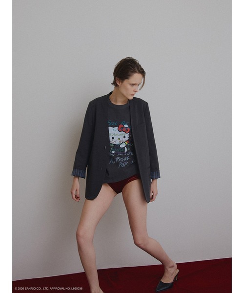 HELLO KITTY×Ameri DAMAGE LONG TEE（Tシャツ/カットソー）｜sanrio