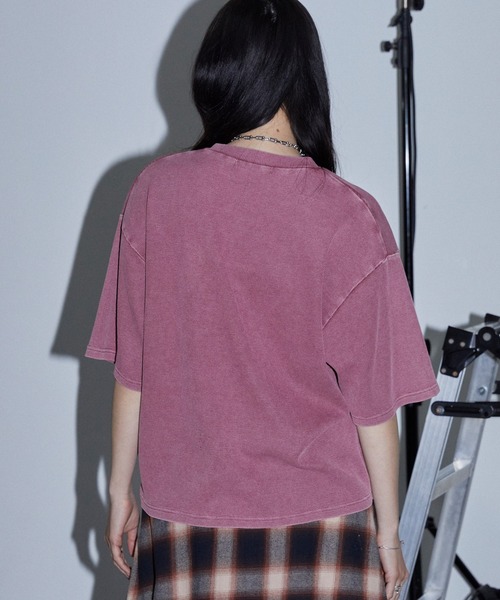 Anchor Smith(アンカー スミス)の「ヴィンテージ加工 ラインストーン へンリーネック ワッフル半袖Tシャツ(Tシャツ/カットソー・レディース・ネイビー/ブラウン/レッド/ブラック/グレー・M/L)」の22枚目の写真
