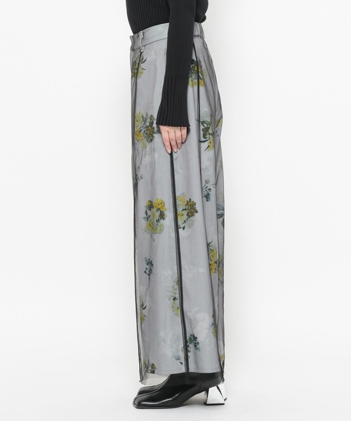 HARE（ハレ）の「フラワーシアーレイヤーパンツ(HARE)（その他パンツ・レディース・ホワイト/ブラック・FREE）」の12枚目の写真