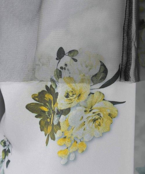 HARE（ハレ）の「フラワーシアーレイヤーパンツ(HARE)（その他パンツ・レディース・ホワイト/ブラック・FREE）」の18枚目の写真