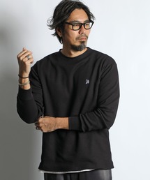 The DUFFER of ST.GEORGE | T/C WAFFLE LONG SLEEVE TEE：ワッフル ロングスリーブTEE(Tシャツ/カットソー)