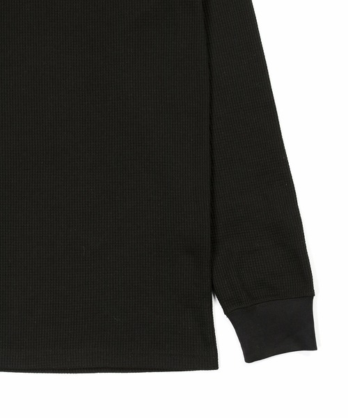 The DUFFER of ST.GEORGE(ザダファーオブセントジョージ)の「T/C WAFFLE LONG SLEEVE TEE:ワッフル ロングスリーブTEE(Tシャツ/カットソー・メンズ・ホワイト/ブラック・X-LARGE/LARGE/MEDIUM/SMALL)」の14枚目の写真