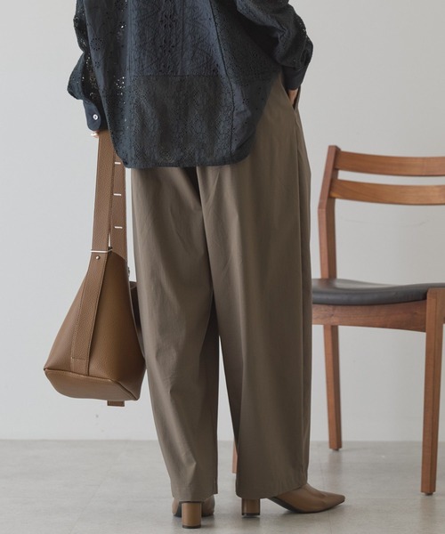 AMERICAN HOLIC(アメリカンホリック)の「ナイロンドロストタックパンツ(その他パンツ・レディース・カーキ/ブラック/オフホワイト・L/M)」の22枚目の写真