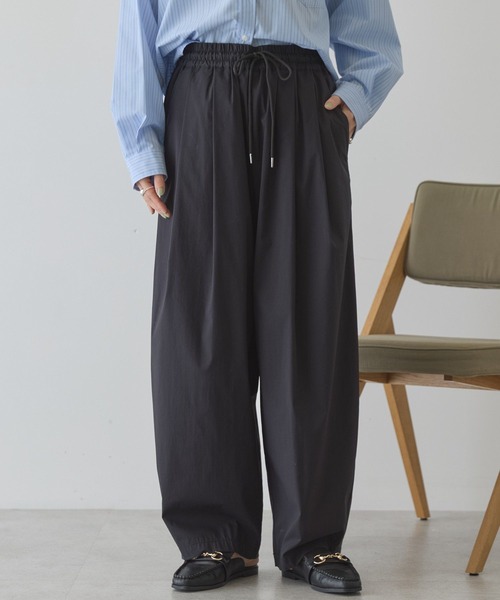 AMERICAN HOLIC(アメリカンホリック)の「ナイロンドロストタックパンツ(その他パンツ・レディース・カーキ/ブラック/オフホワイト・L/M)」の15枚目の写真