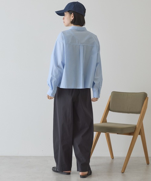 AMERICAN HOLIC(アメリカンホリック)の「ナイロンドロストタックパンツ(その他パンツ・レディース・カーキ/ブラック/オフホワイト・L/M)」の20枚目の写真