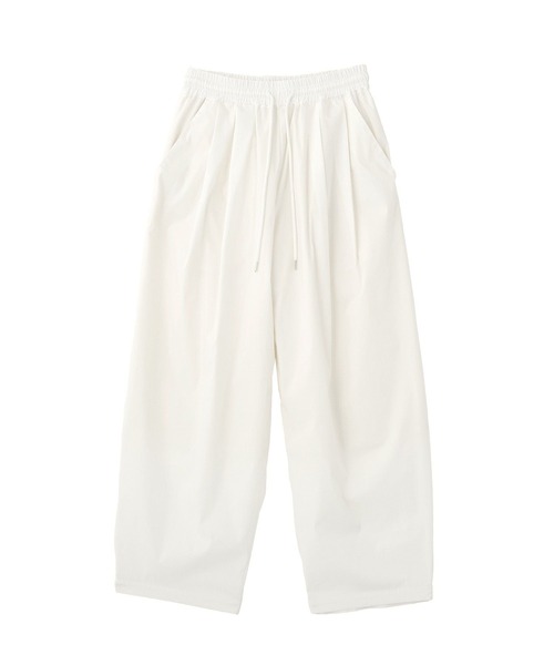 AMERICAN HOLIC(アメリカンホリック)の「ナイロンドロストタックパンツ(その他パンツ・レディース・カーキ/ブラック/オフホワイト・L/M)」の6枚目の写真