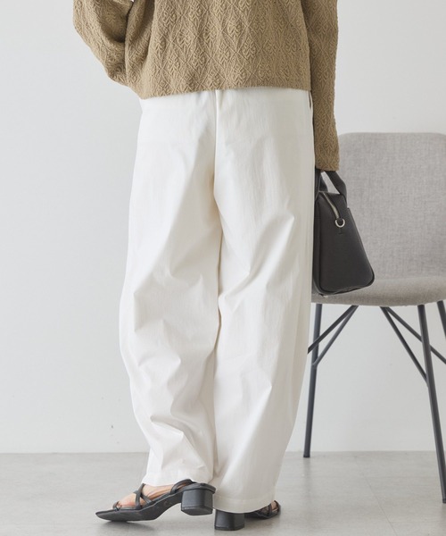 AMERICAN HOLIC(アメリカンホリック)の「ナイロンドロストタックパンツ(その他パンツ・レディース・カーキ/ブラック/オフホワイト・L/M)」の11枚目の写真