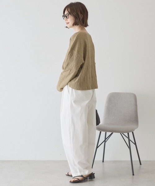 AMERICAN HOLIC(アメリカンホリック)の「ナイロンドロストタックパンツ(その他パンツ・レディース・カーキ/ブラック/オフホワイト・L/M)」の14枚目の写真