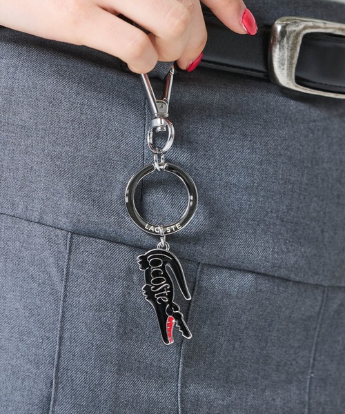 LACOSTE(ラコステ)の「ワニロゴチャームキーホルダー(キーホルダー・メンズ・ブラック/グリーン・FREE)」の9枚目の写真