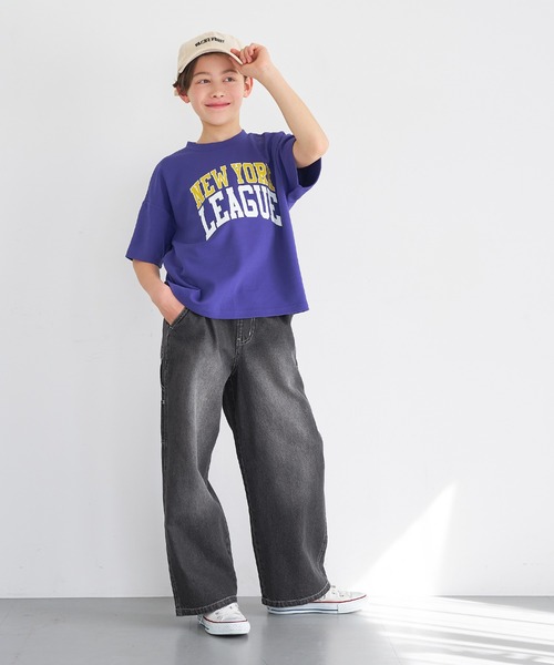 coca(coca)(コカ)の「キッズ デニムペインターパンツ(デニムパンツ・キッズ・ブラック/ダークブルー・120/130/140/150)」の10枚目の写真