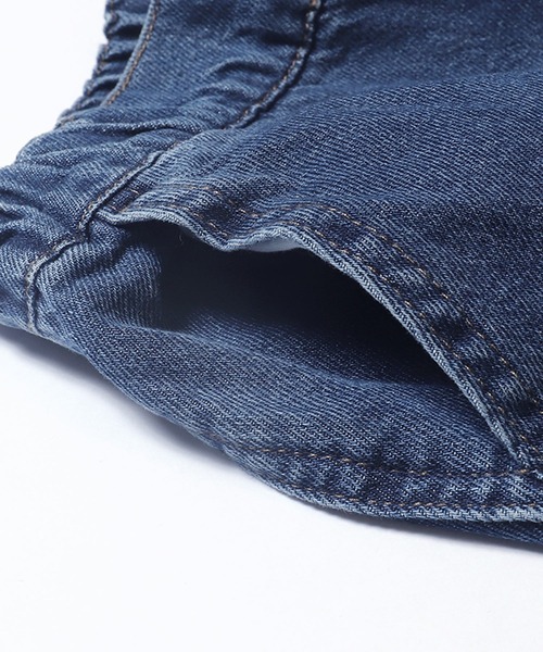 coca(coca)(コカ)の「キッズ デニムペインターパンツ(デニムパンツ・キッズ・ブラック/ダークブルー・120/130/140/150)」の16枚目の写真