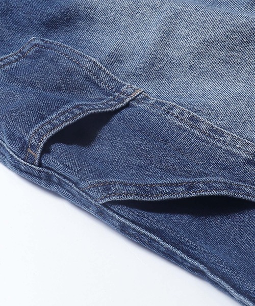 coca(coca)(コカ)の「キッズ デニムペインターパンツ(デニムパンツ・キッズ・ブラック/ダークブルー・120/130/140/150)」の17枚目の写真