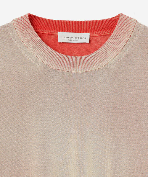 ROBERTO COLLINA(ロベルトコリーナ)の「roberto collina | コットン クルーネックニット WOMEN(ニット/セーター・レディース・ブラウン系その他/ブルー系その他/ホワイト系その他・F)」の6枚目の写真