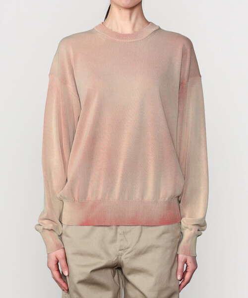 ROBERTO COLLINA(ロベルトコリーナ)の「roberto collina | コットン クルーネックニット WOMEN(ニット/セーター・レディース・ブラウン系その他/ブルー系その他/ホワイト系その他・F)」の9枚目の写真