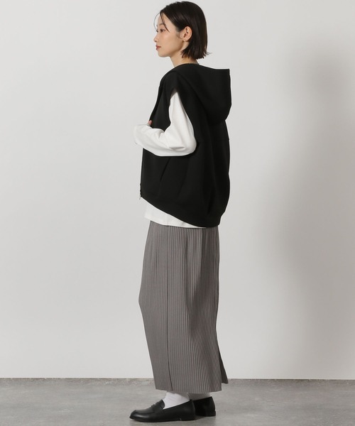 LAKOLE(ラコレ)の「テレコリブナロースカート / 663225(スカート・レディース・ラベンダー/グレー/クリアグリーン/ブラック・LARGE/MEDIUM)」の14枚目の写真