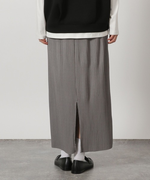 LAKOLE(ラコレ)の「テレコリブナロースカート / 663225(スカート・レディース・ラベンダー/グレー/クリアグリーン/ブラック・LARGE/MEDIUM)」の18枚目の写真