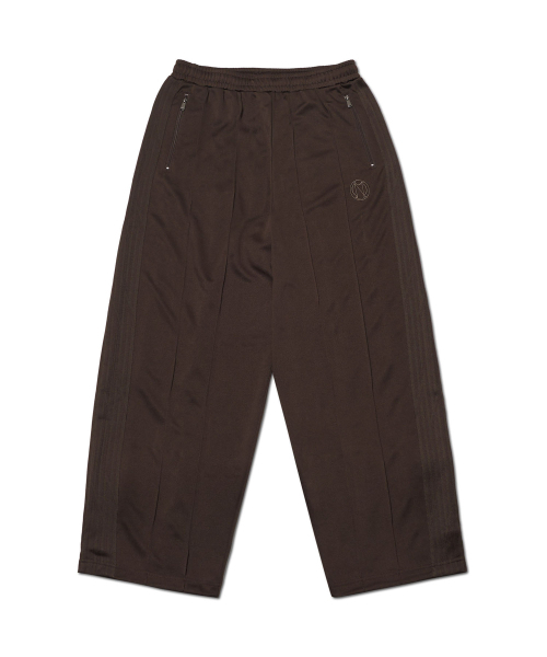 NOMANUAL(NOMANUAL)の「NM WIDE TRACK PANTS - BROWN(スウェットパンツ・レディース・その他・SMALL/MEDIUM/LARGE/X-LARGE)」の1枚目の写真