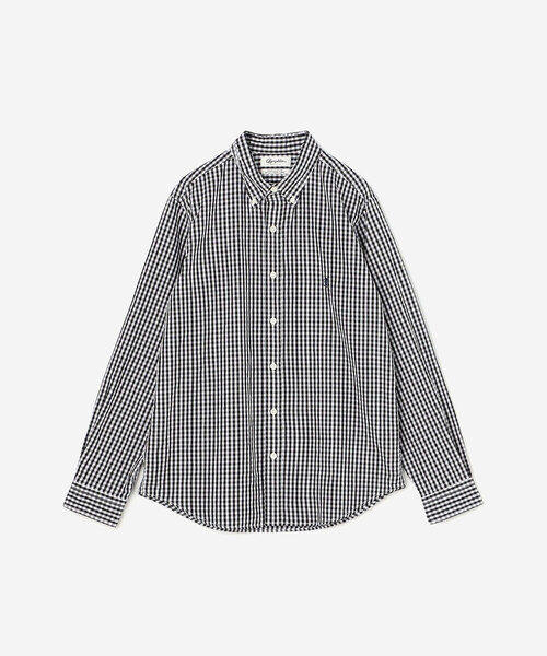 GYMPHLEX(ジムフレックス)の「Gymphlex | 長袖 ボタンダウンシャツ GINGHAM WOMEN(シャツ/ブラウス・レディース・ブラック系その他・12)」の2枚目の写真