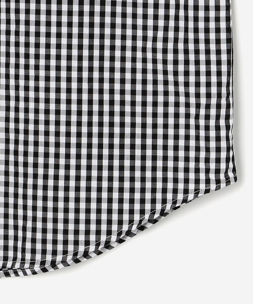 GYMPHLEX(ジムフレックス)の「Gymphlex | 長袖 ボタンダウンシャツ GINGHAM WOMEN(シャツ/ブラウス・レディース・ブラック系その他・12)」の7枚目の写真
