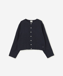 ORCIVAL（オーシバル）の「ORCIVAL | リネン クルーネックカーディガン WOMEN（ノーカラージャケット）」